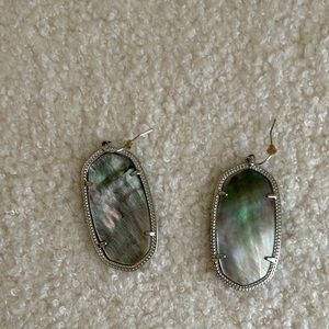 Kendra Scott Danielle Earrings in Black Mother of Pearl